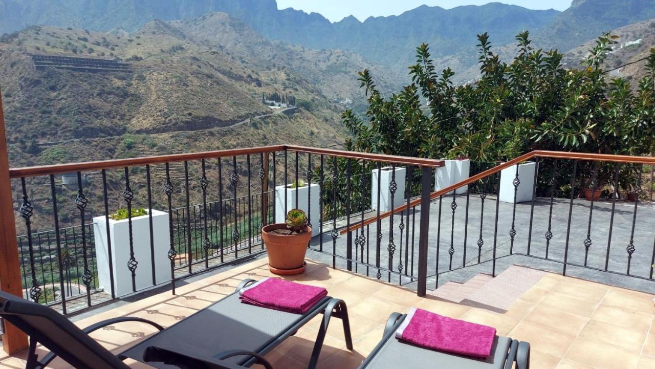 Casa La Sabina Roja 1 - Casa Con Impresionantes Vistas Sobre Hermigua Y El Mar Kültér fotó