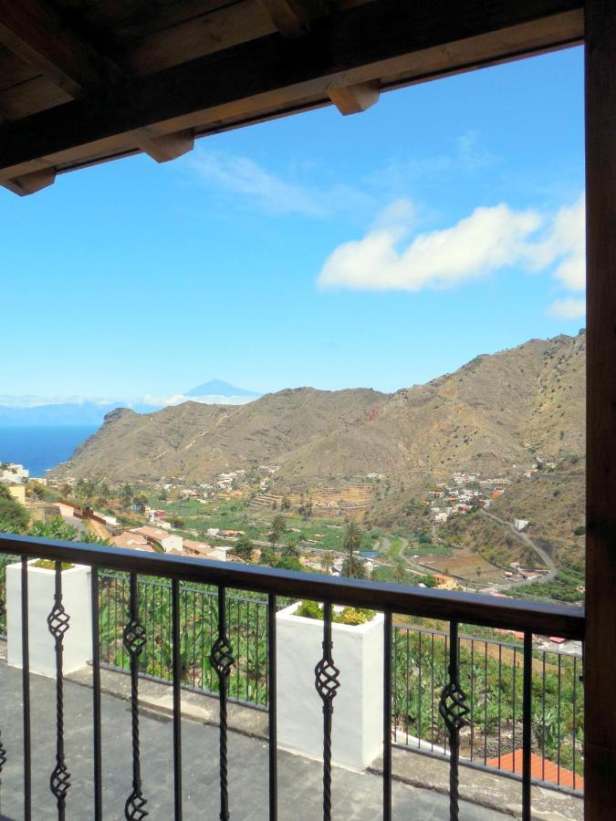 Casa La Sabina Roja 1 - Casa Con Impresionantes Vistas Sobre Hermigua Y El Mar Kültér fotó