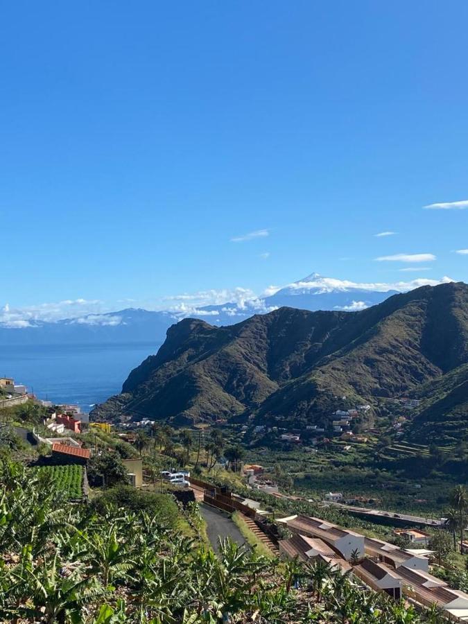 Casa La Sabina Roja 1 - Casa Con Impresionantes Vistas Sobre Hermigua Y El Mar Kültér fotó