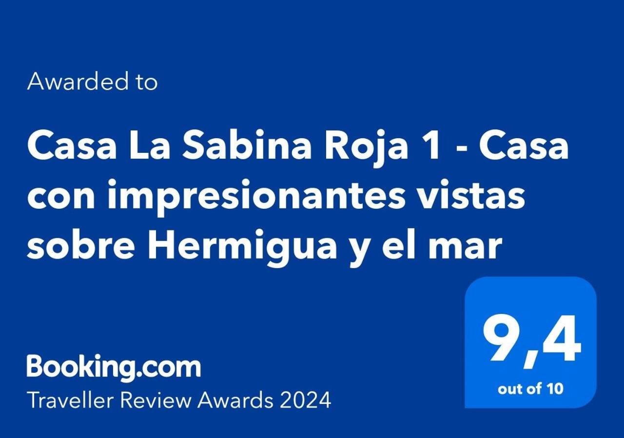 Casa La Sabina Roja 1 - Casa Con Impresionantes Vistas Sobre Hermigua Y El Mar Kültér fotó