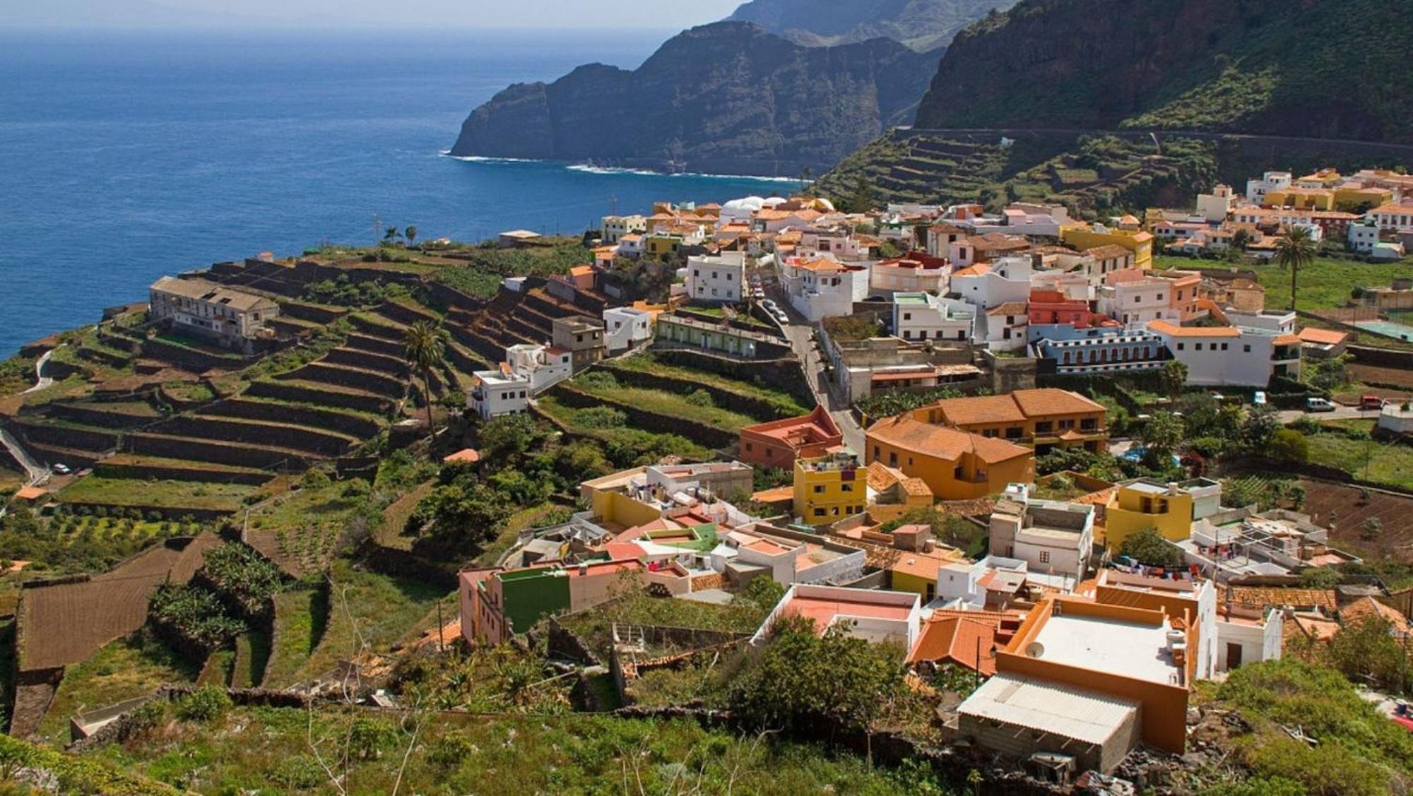 Casa La Sabina Roja 1 - Casa Con Impresionantes Vistas Sobre Hermigua Y El Mar Kültér fotó